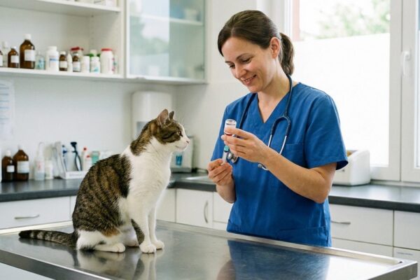 Imagen ilustrativa para guía sobre corticosteroides gatos