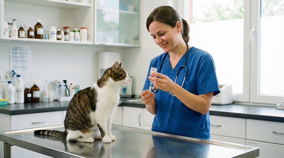 Imagen ilustrativa para guía sobre corticosteroides gatos
