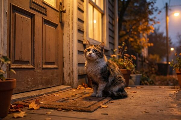 Imagen ilustrativa para guía sobre gato callejero llora