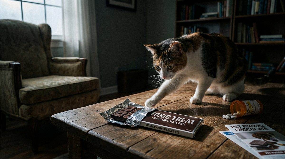 Imagen ilustrativa para guía sobre gatos chocolate