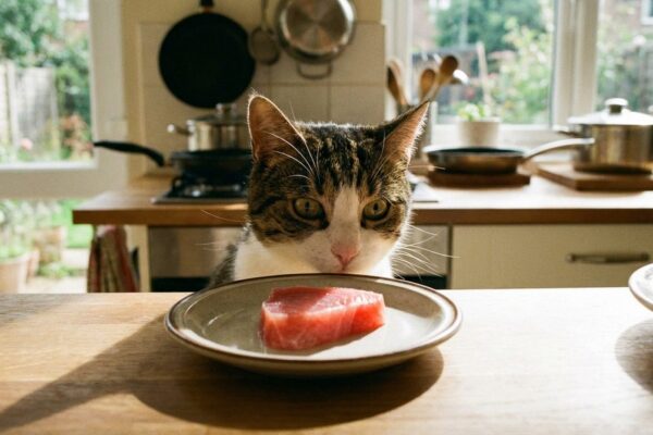 Imagen ilustrativa para guía sobre gatos comer atun
