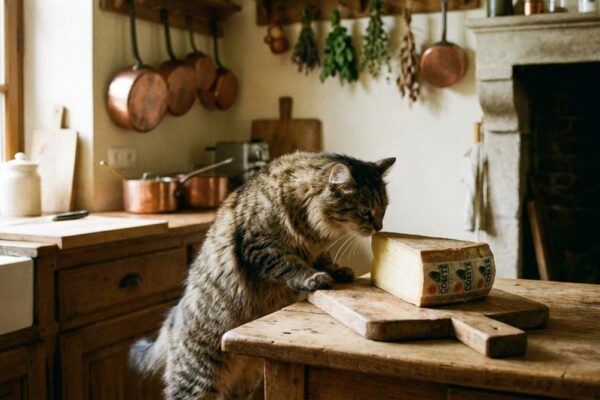 Imagen ilustrativa para guía sobre gatos queso