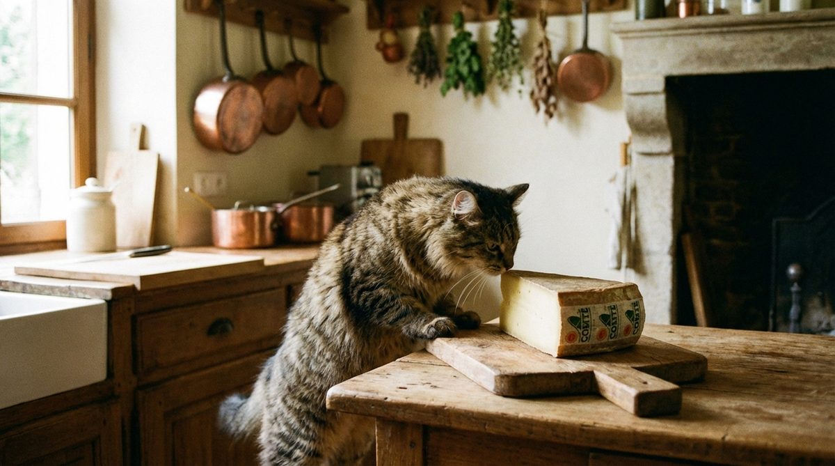 Imagen ilustrativa para guía sobre gatos queso
