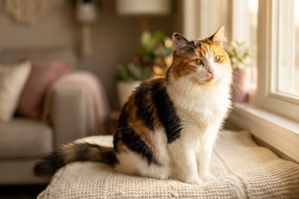 Fotografía de un gato Calico